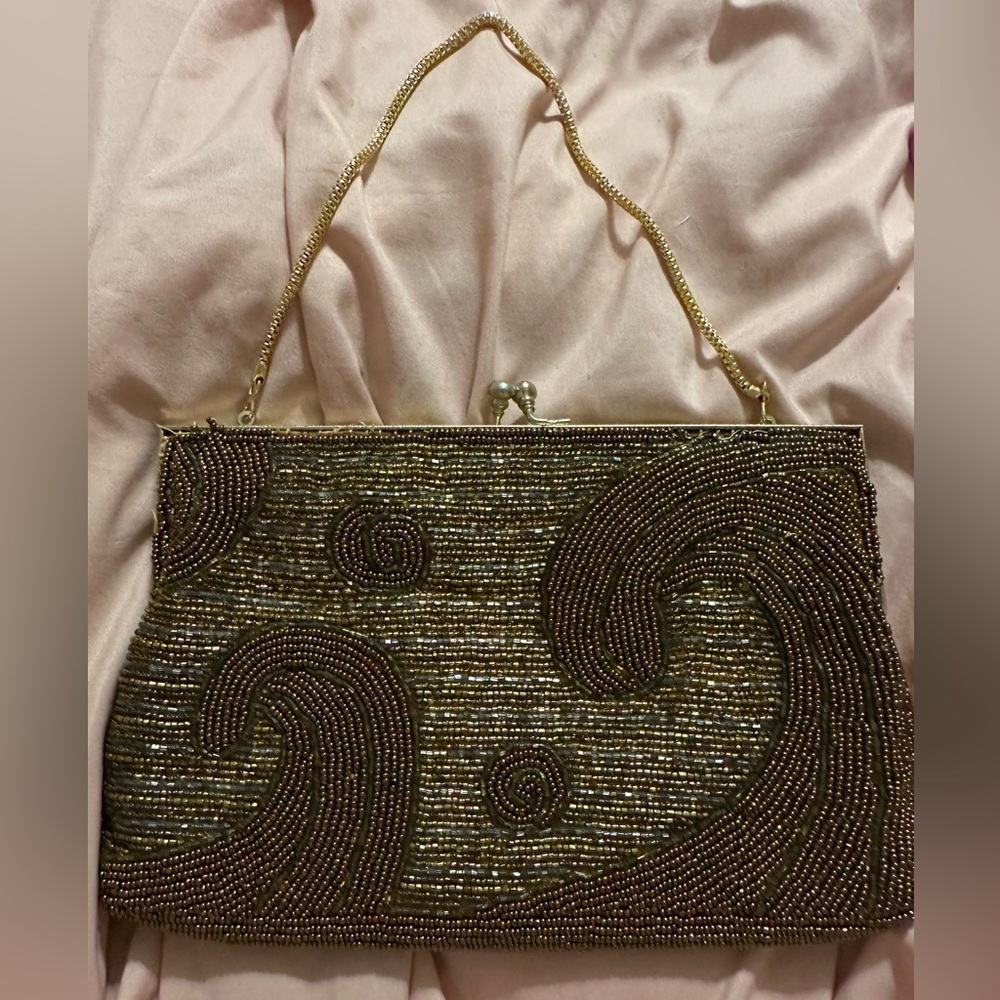 Vintage 1930s beaded bag